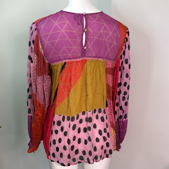 Bl-nk London Miranda Balloon Sleeve Top EUC - Picture 8 of 11